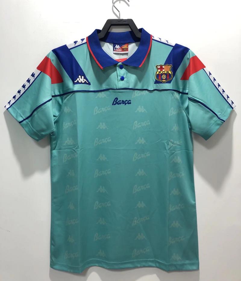 1992/1995 Retro Barcelona Auswärts Fußballtrikot Thai-Qualität