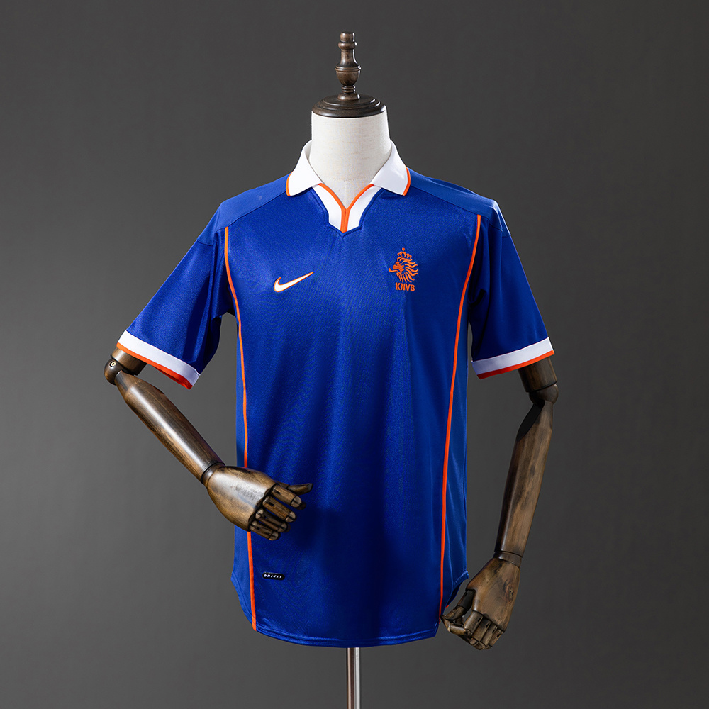 Camiseta Retro 1998 Países Bajos Visitante Fútbol AAA calidad fan