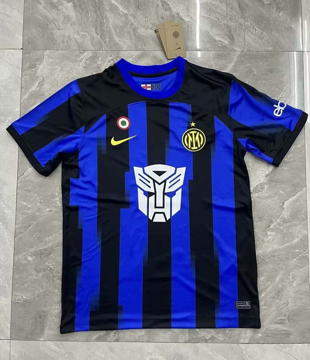 2023/2024 Inter Milan 트랜스포머 스페셜 에디션 축구 저지 태국 퀄리티