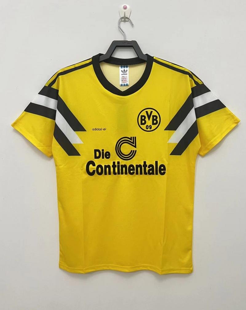 1989 Retro Dortmund Home Football Shirt AAA fan-grade