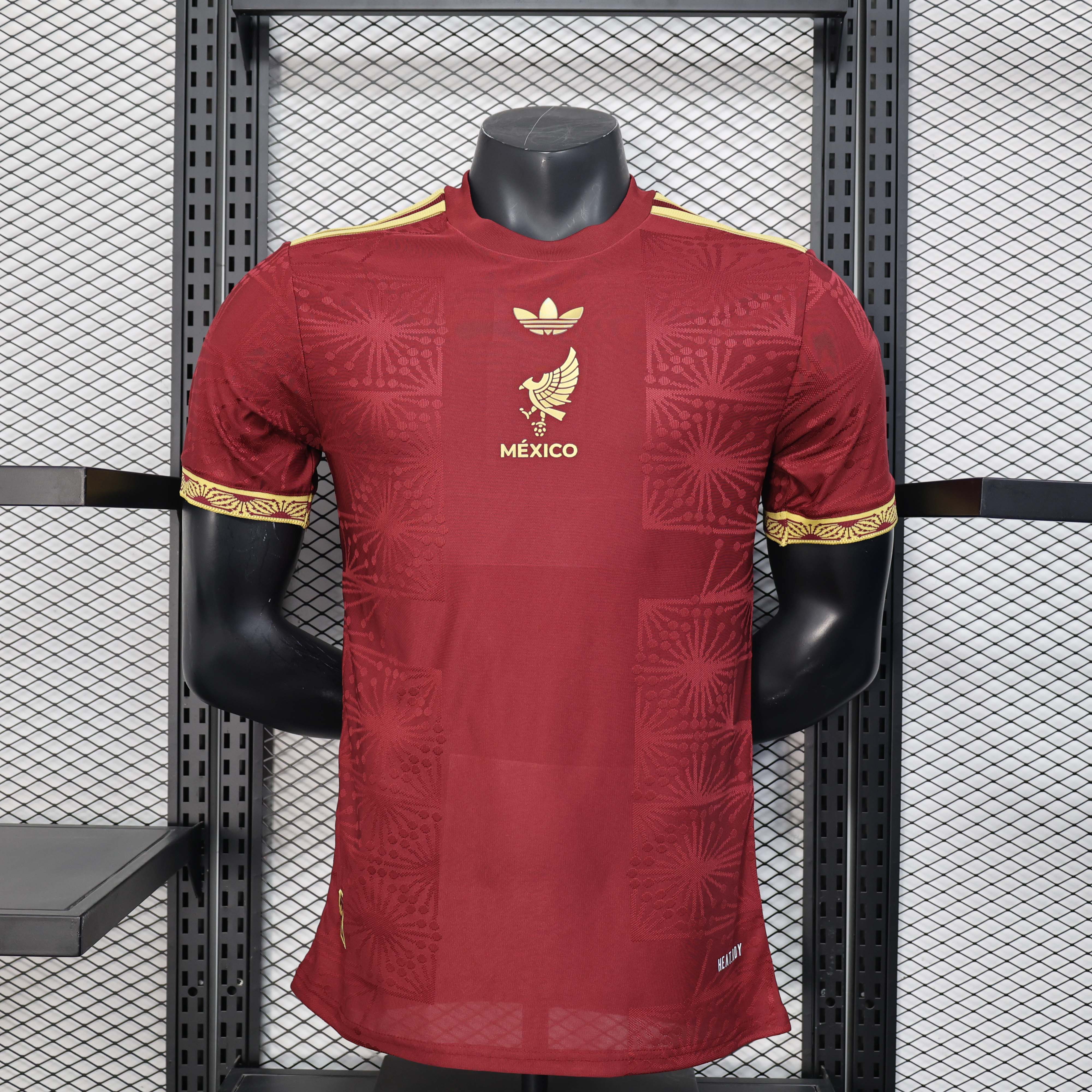 2025 Player Version Mexico National Gold cup Version Red Football Shirt AAA fan-grade