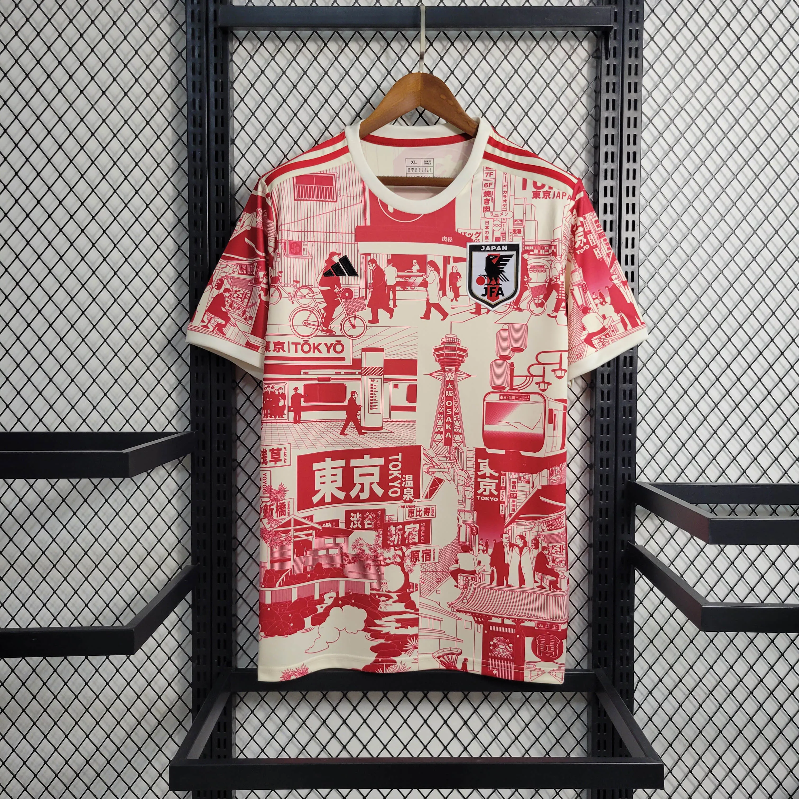 2023 Japan Tokyo Special Edition Red Football Jersey — main view