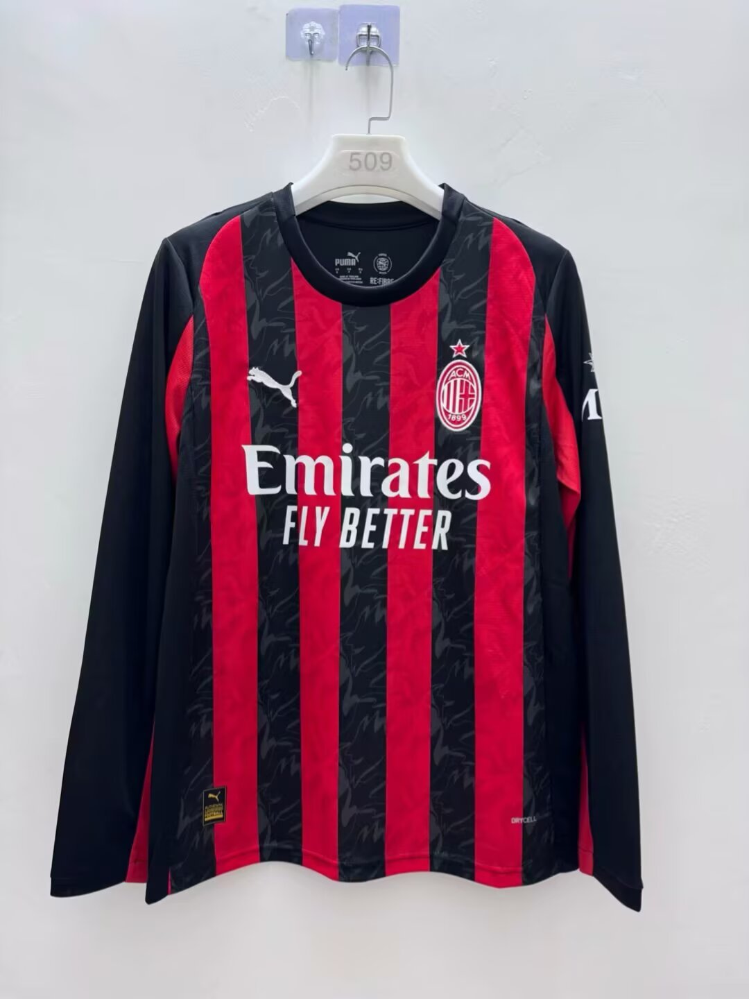 2025/2026 AC Milan Long Sleeves Home Football Jersey AAA fan-grade