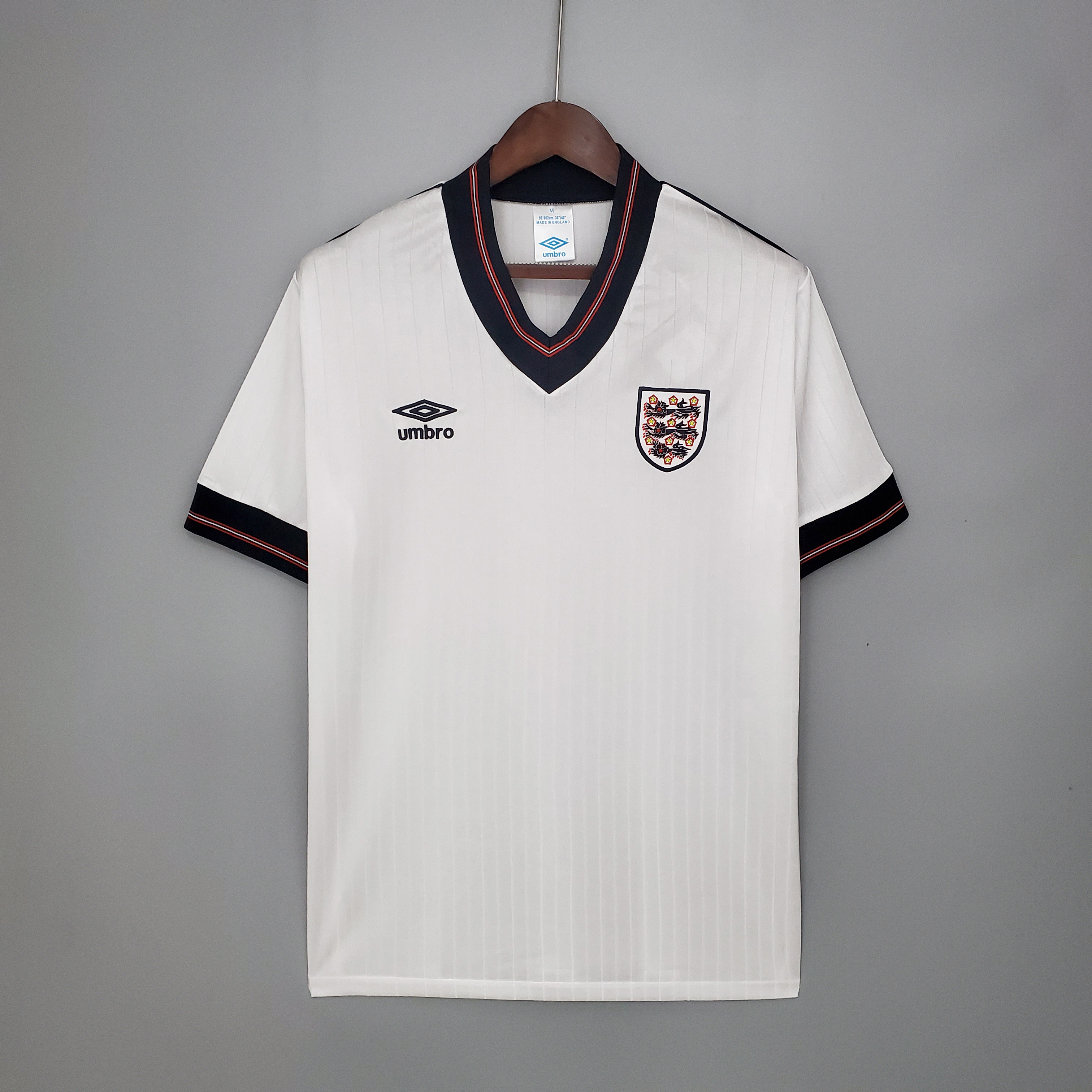 1984/1987 Retro England Home Soccer Jersey AAA fan-grade