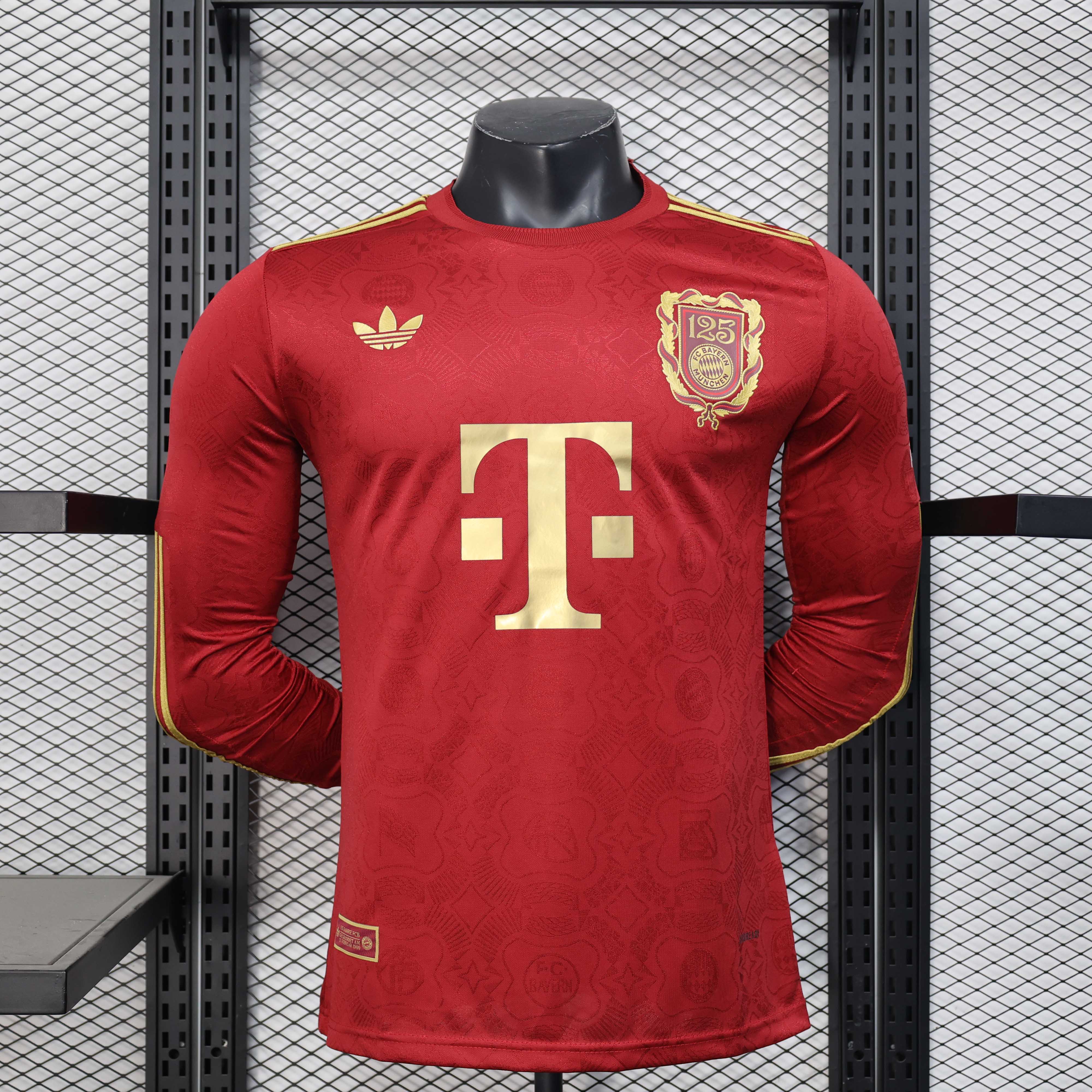 2025-2026 Long Sleeves Bayern Munich 125th Anniversary Edition Player Version Football Shirt AAA fan-grade