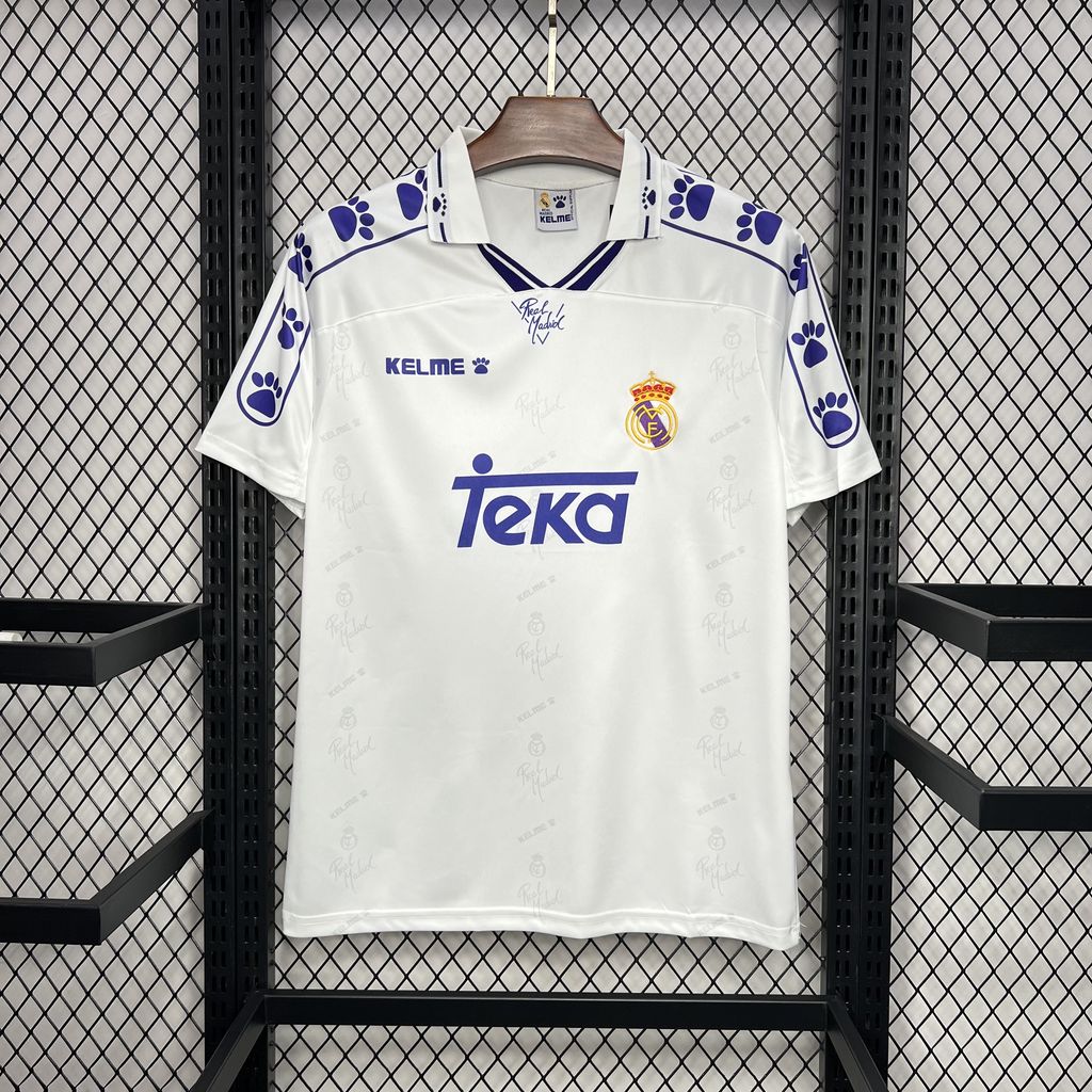 1994/1996 Retro Real Madrid Home Soccer Jersey AAA fan-grade