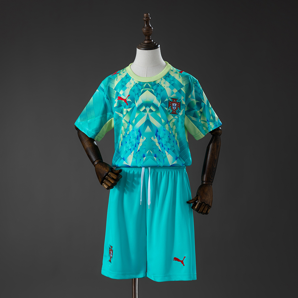 2026 Portugal Goalkeeper AAA fan-grade Kids Size Jersey