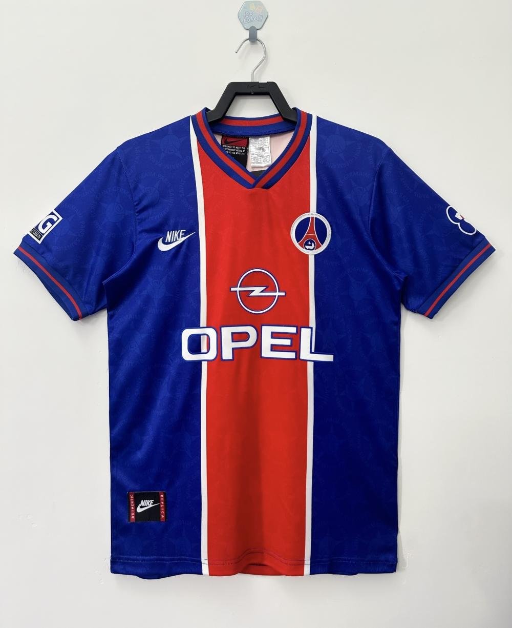 1995/1996 Retro Psg Paris Saint-Germain Camiseta de Fútbol Local Calidad Tailandesa
