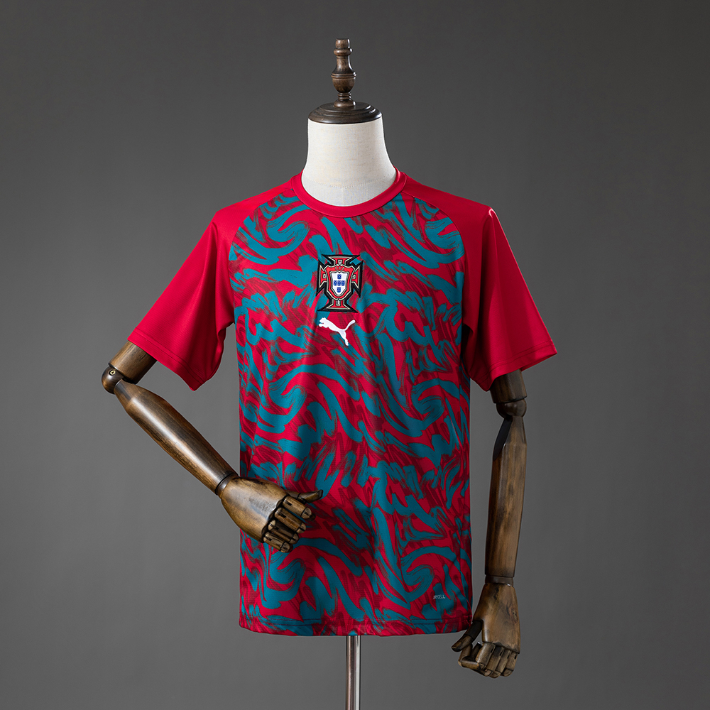2026 Portugal Warmup Jersey -Red