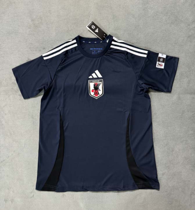 2025 Japan Training Wear Bluish cyan Football Shirt AAA fan-grade