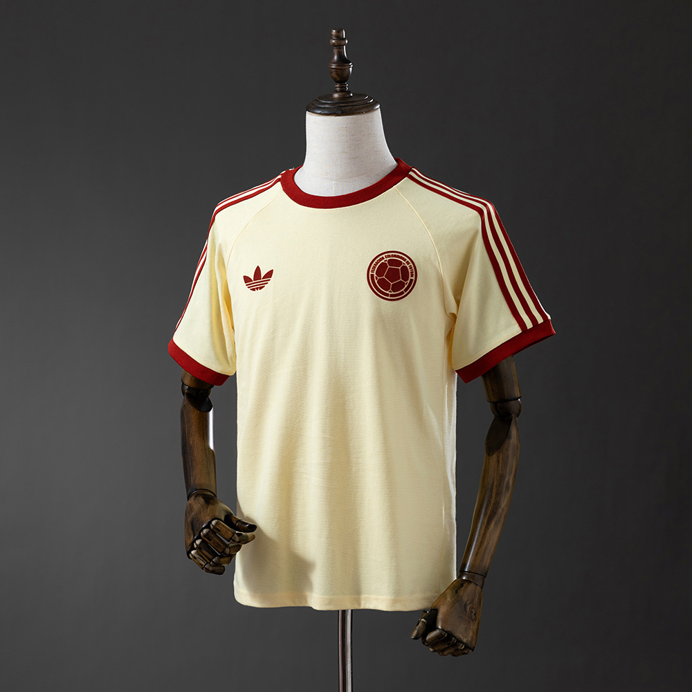 Prenda de la selección nacional de Colombia FCF - camiseta blanca tiza S-3XL AAA calidad fan