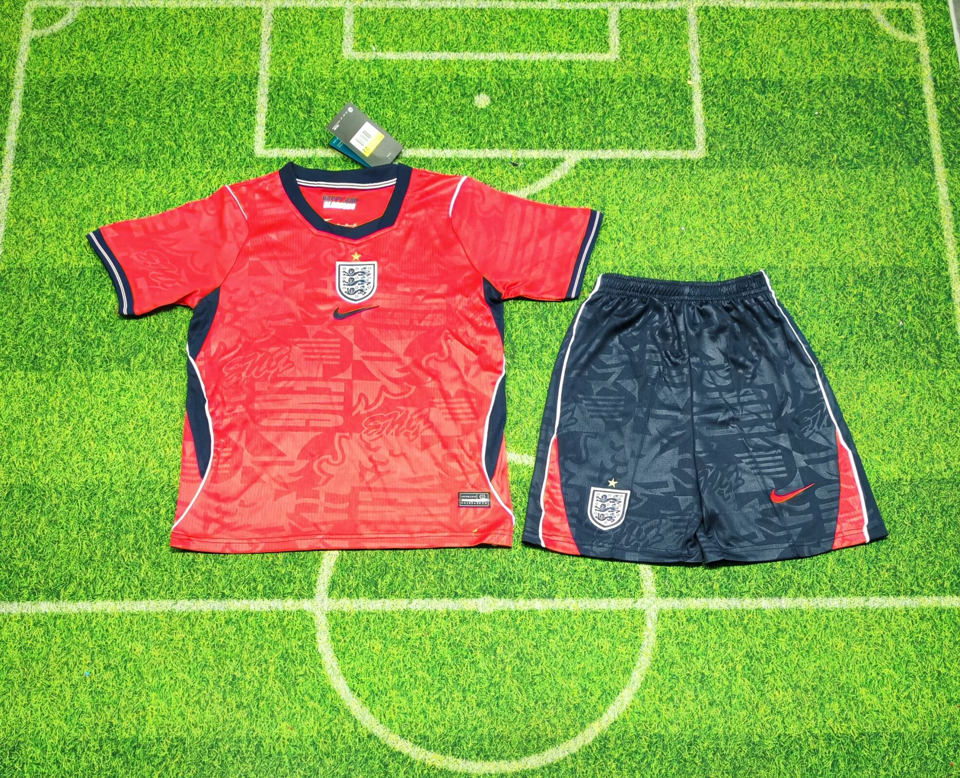 2026 England Auswärts Fußballtrikot 1:1 Thai-Qualität Kindergröße