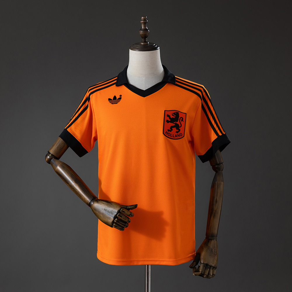 Camiseta Local Retro 1978/1980 Países Bajos AAA calidad fan