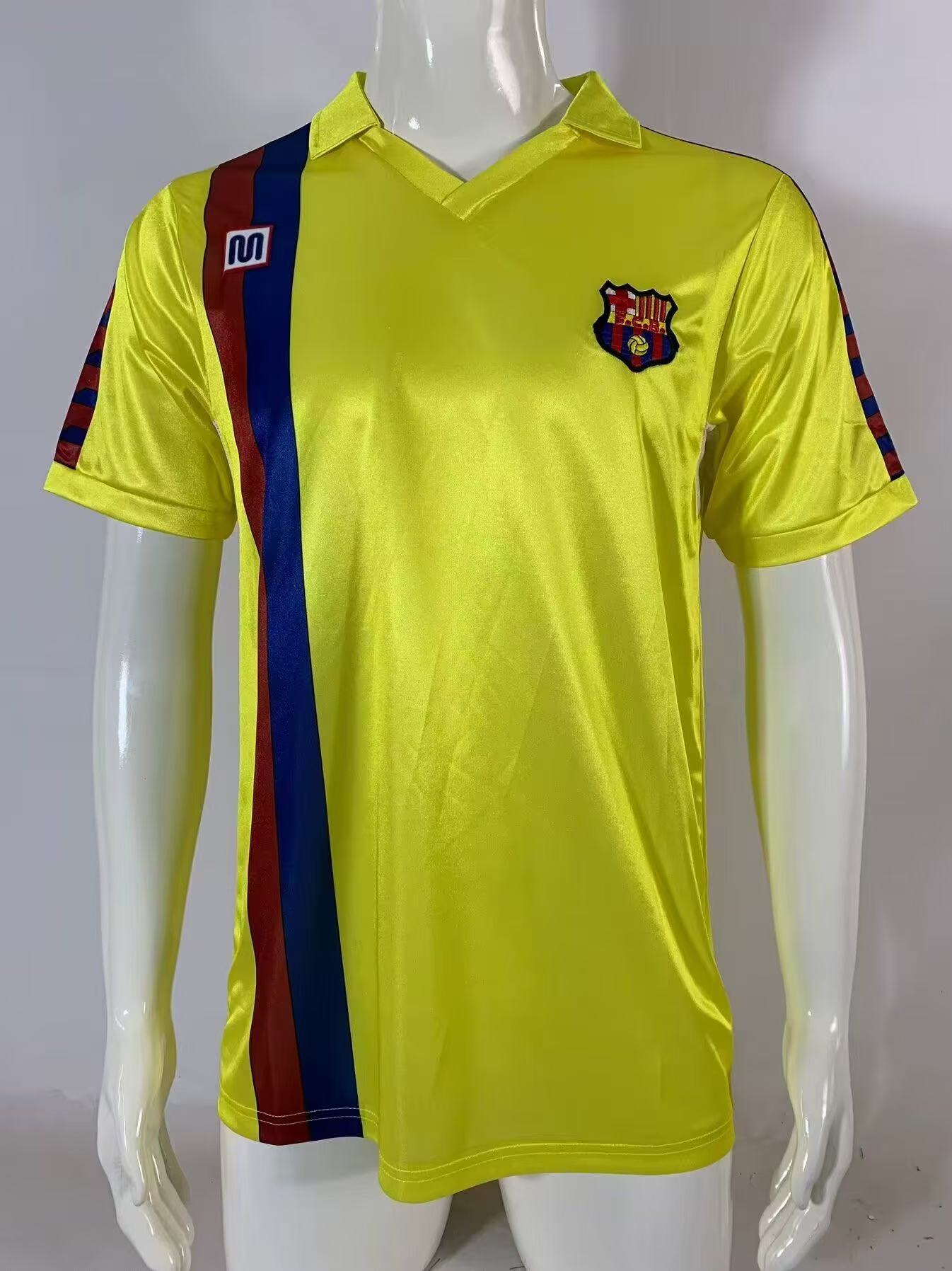 1982/1984 Retro Barcelona Auswärts Fußballtrikot Thai-Qualität