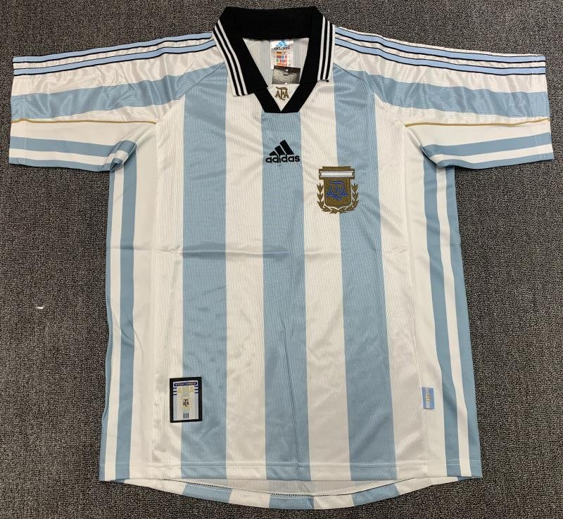 1998 Retro Argentina National Team Home Jersey AAA fan-grade