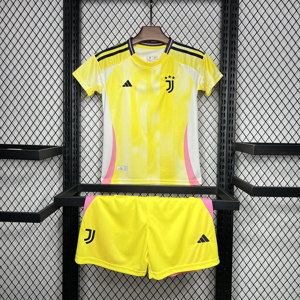 2024/2025 Juventus Away Soccer Jersey AAA fan-grade Kids Size
