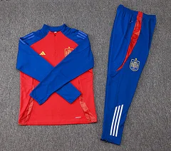 2024-2025 西班牙半拉训练服红色足球球衣套装 — view 7