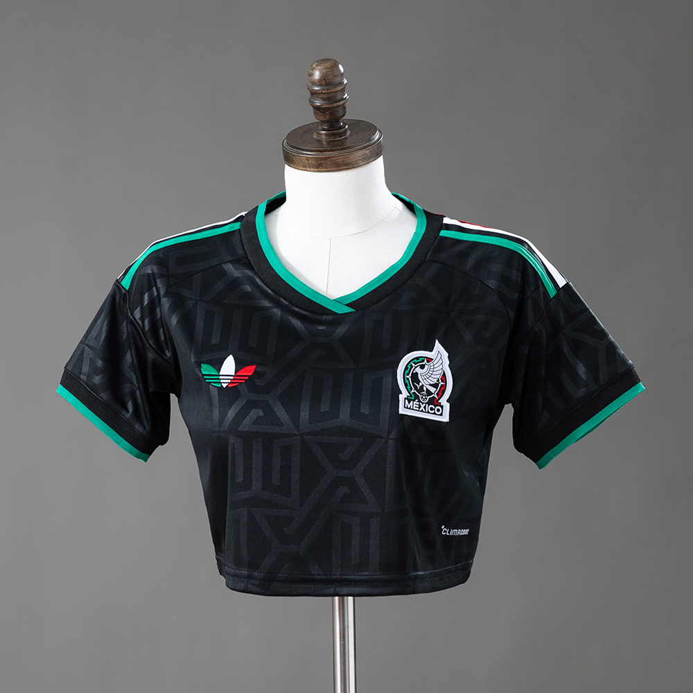 2026 Mexico Third Away Women's Crop Top Style