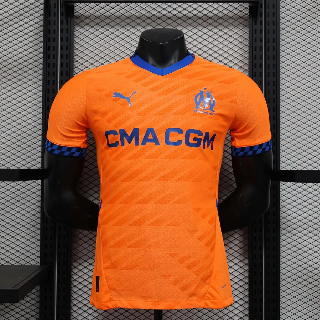 2024/2025 Player Version Olympique de Marseille Third Away Football Jersey AAA fan-grade