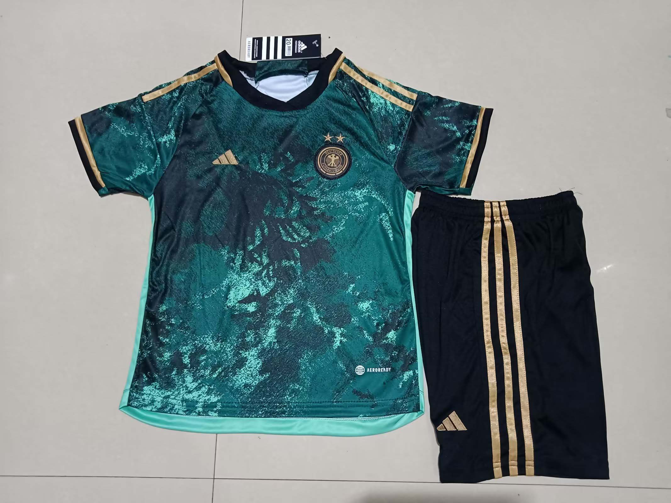 Maillot Extérieur Allemagne 2023 Qualité Thaï Taille Enfant