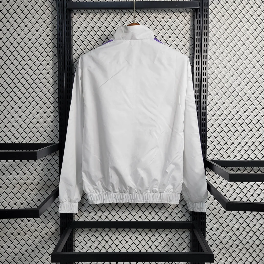 2023/2024 Real Madrid Reversible Windbreaker White — view 3