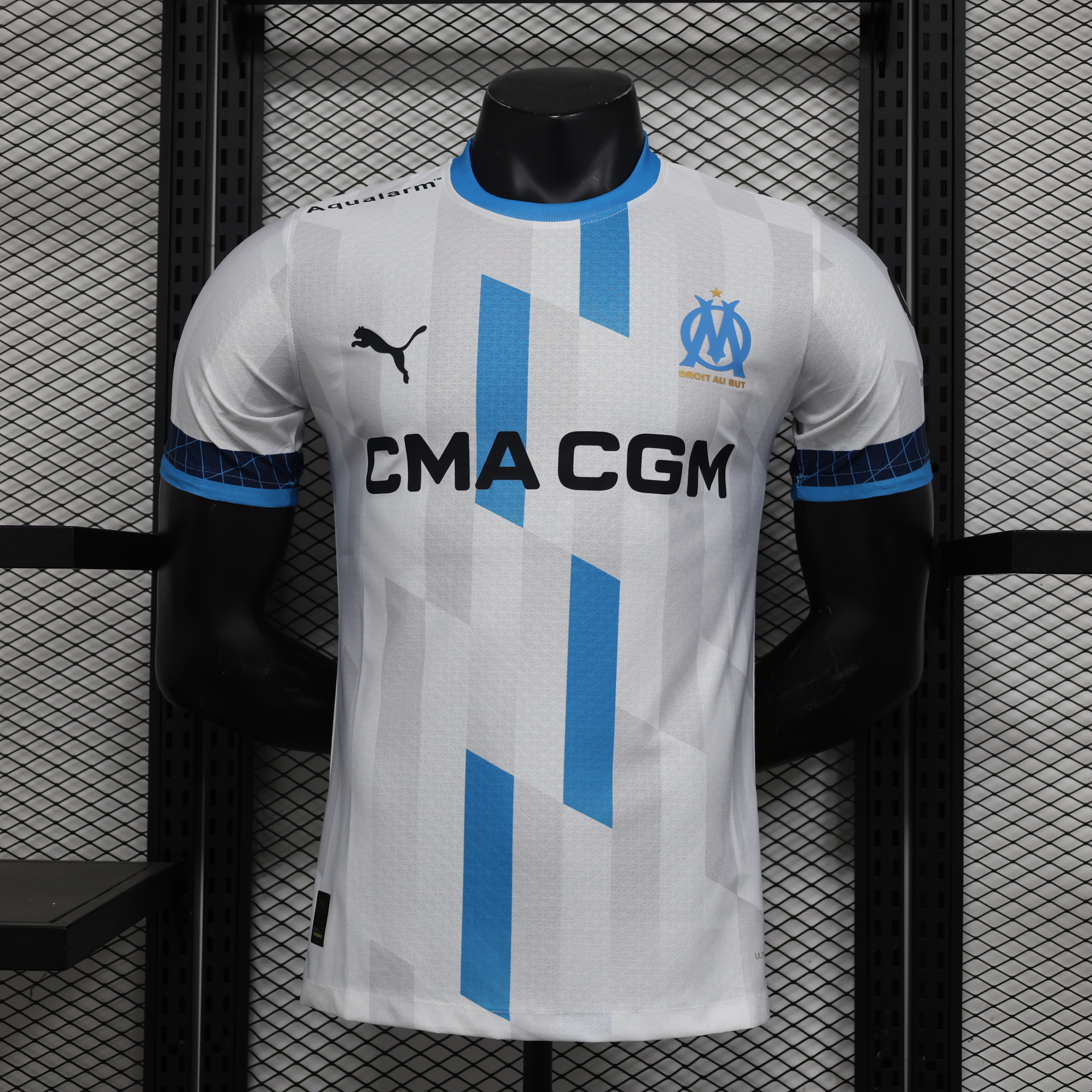 2024/2025 Player Version Olympique de Marseille Home Football Jersey