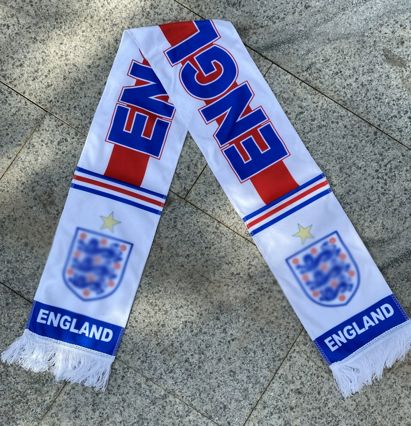 2026 World Cup England Fan Soccer Scarf White
