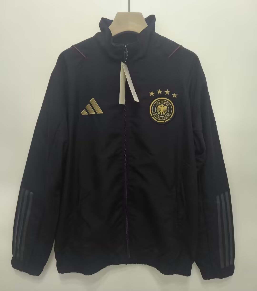 Maillot de football coupe-vent noir Allemagne 2025