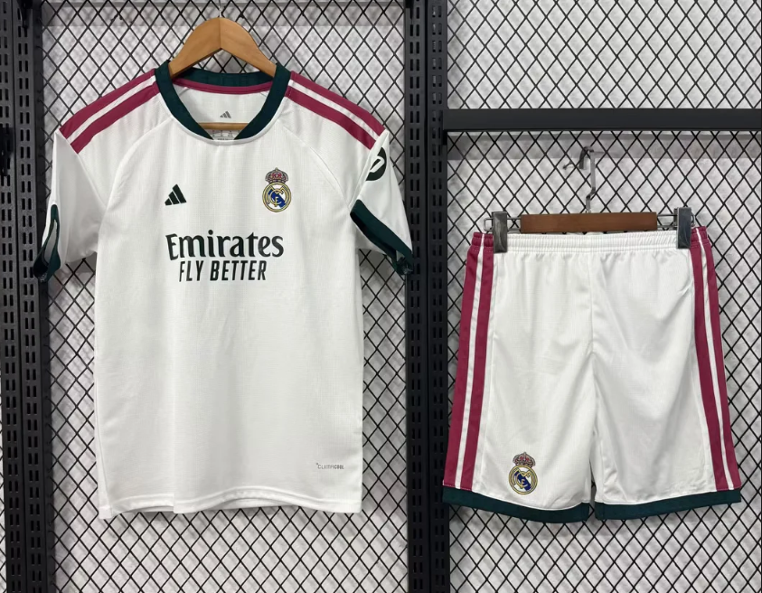 2026/2027 Real Madrid Home Football Jersey 1:1 Thai Quality Kids Size