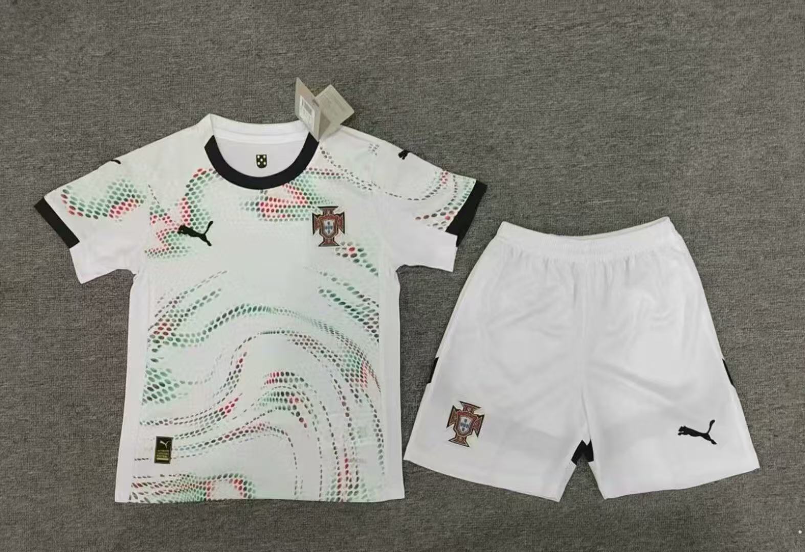 2025/2026 Portugal Away Football Jersey AAA fan-grade Kids Size