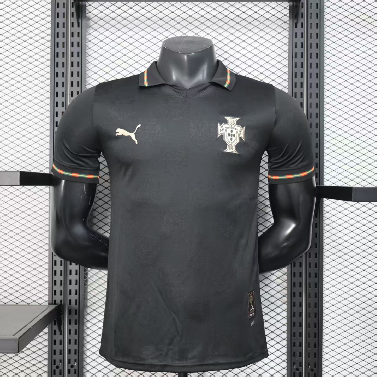 2026 Player Version Portugal Black Panther Football Shirt AAA fan-grade