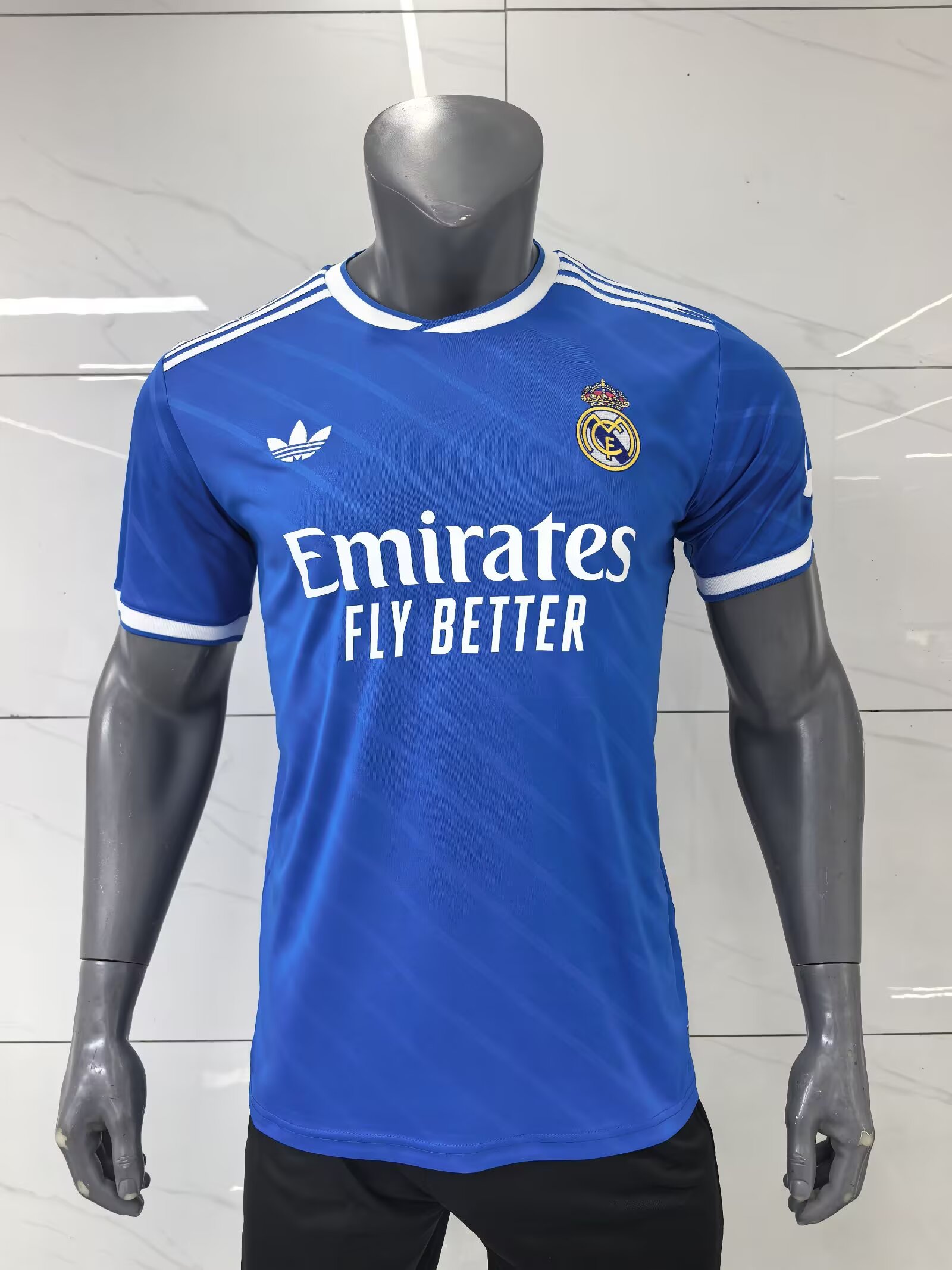 2025/2026 Player Version Real Madrid Third Away Blue 01 Football Jersey AAA fan-grade