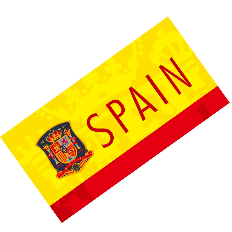 Serviette de plage de supporter Espagne — main view