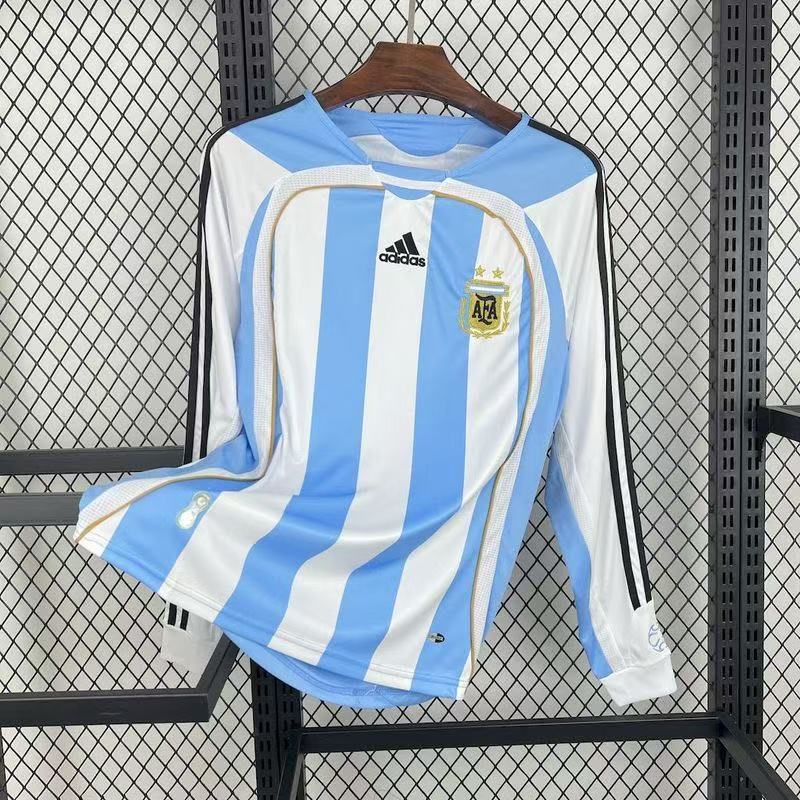 2006-07 Argentina Retro Long Sleeve AAA fan-grade