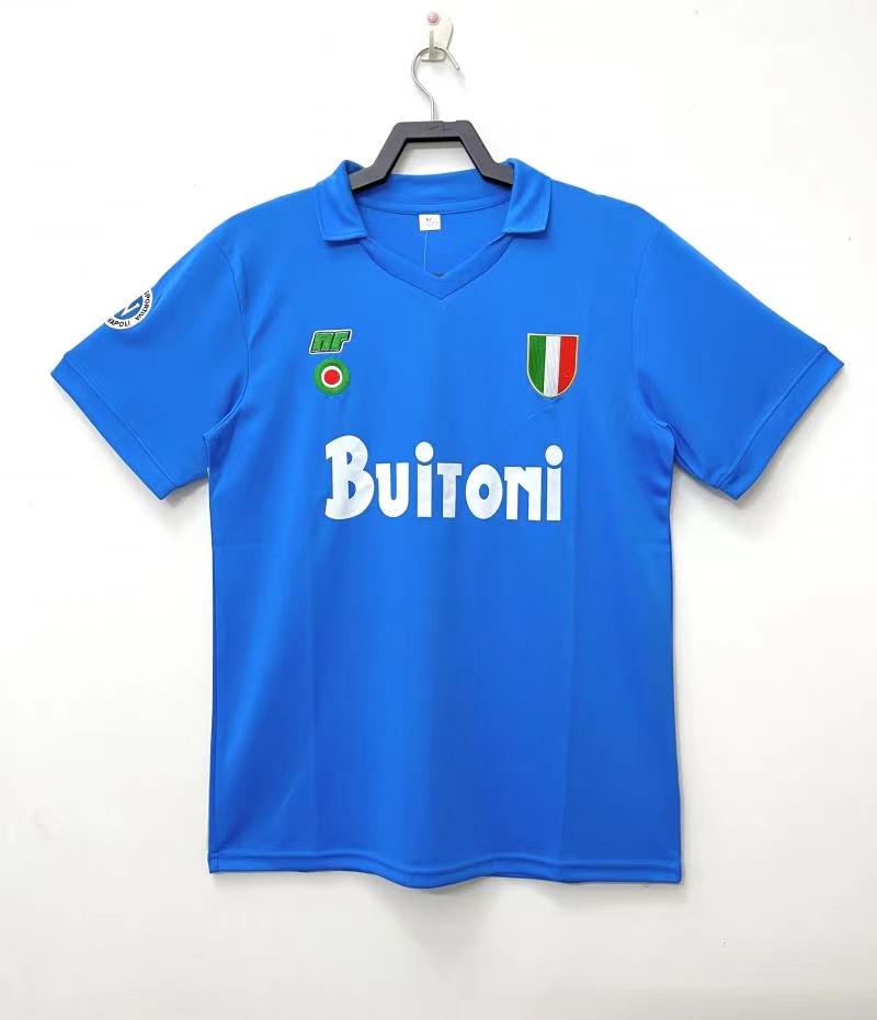 1987/1988 Rétro Napoli Domicile Maillot de Football Qualité Thaï