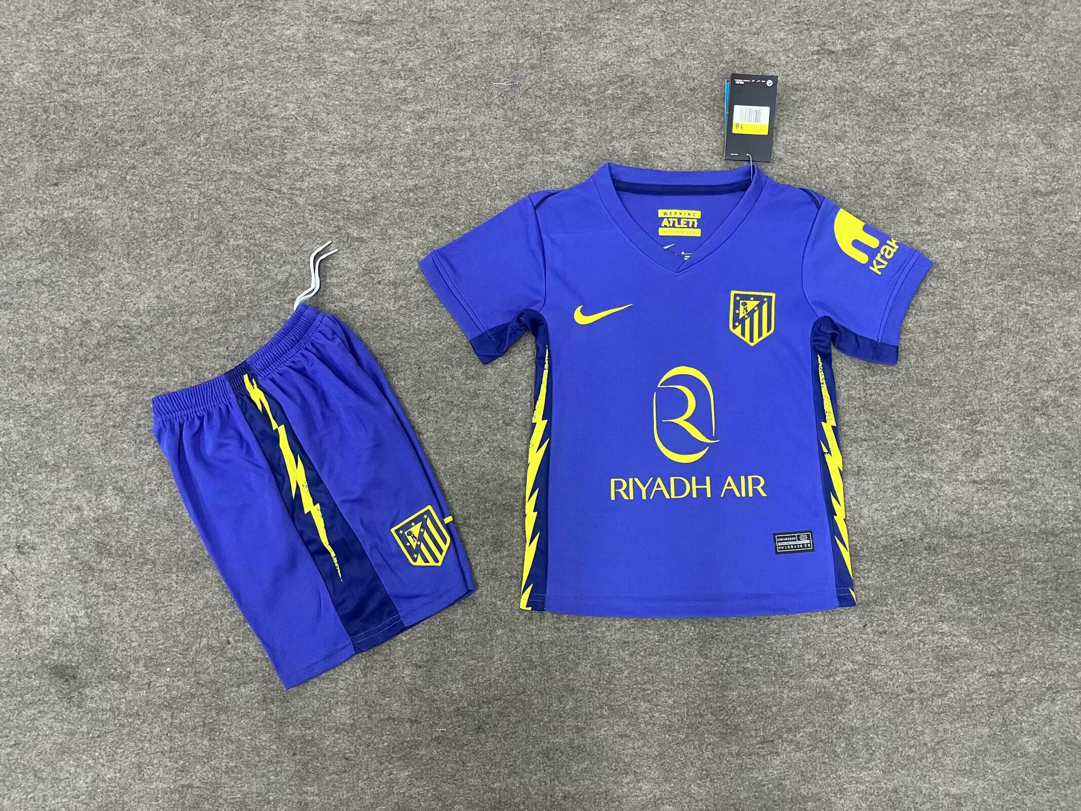 2025/2026 Atletico Madrid Away Football Jersey AAA fan-grade Kids Size