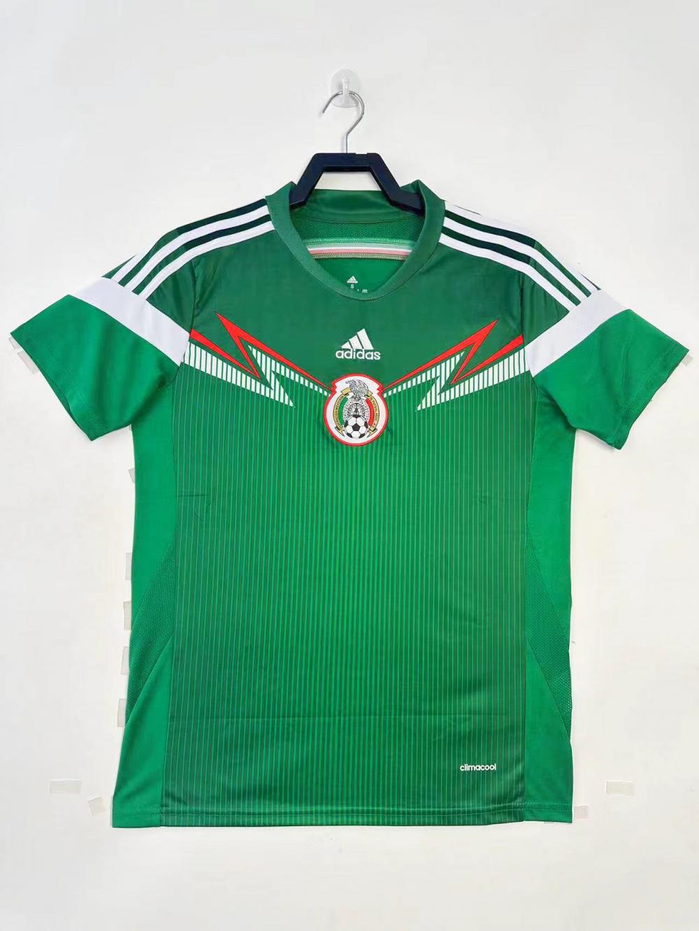 2014 Retro Mexico Home Soccer Jersey AAA fan-grade