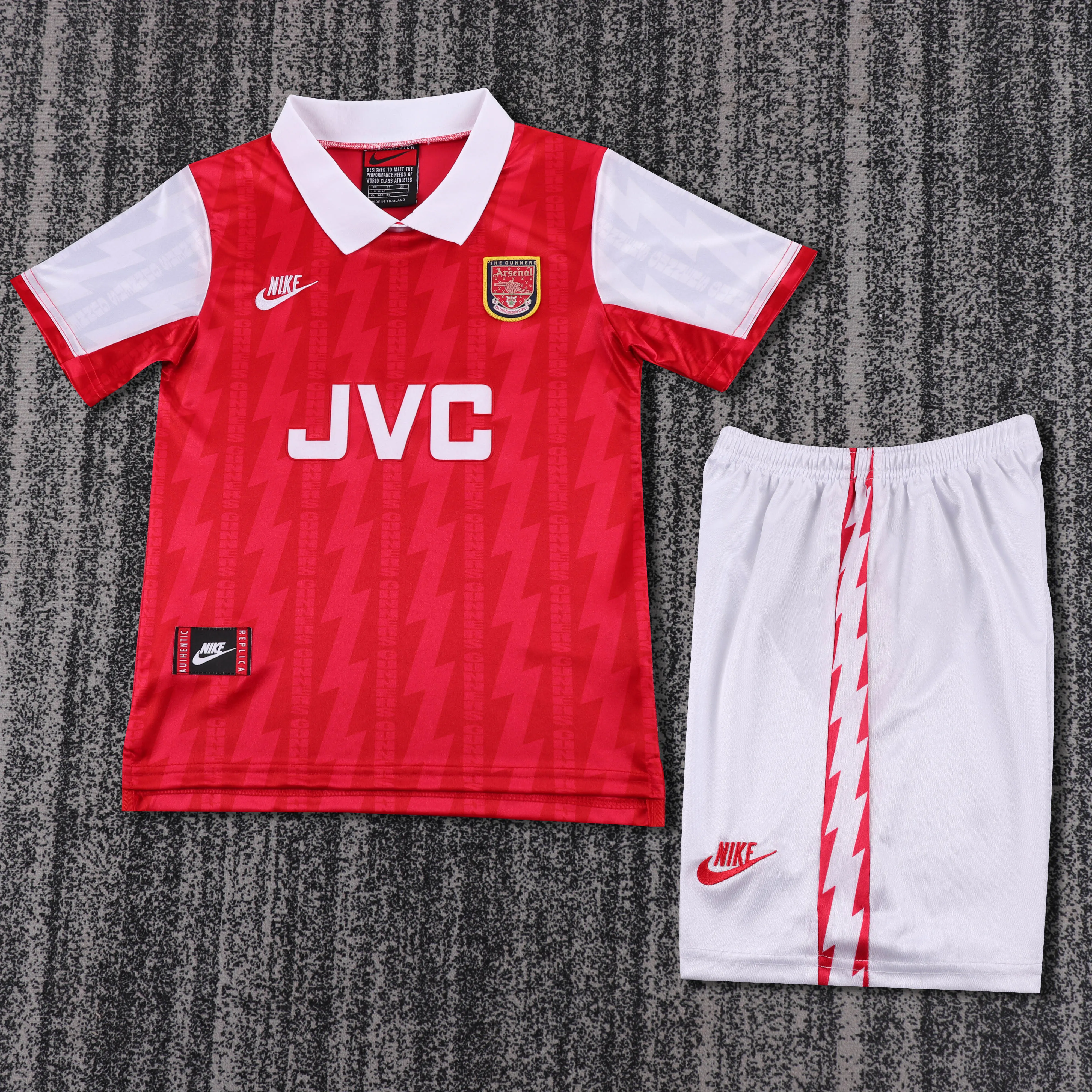 1994-1996 Retro Arsenal Home Football Shirt AAA fan-grade Kids Size