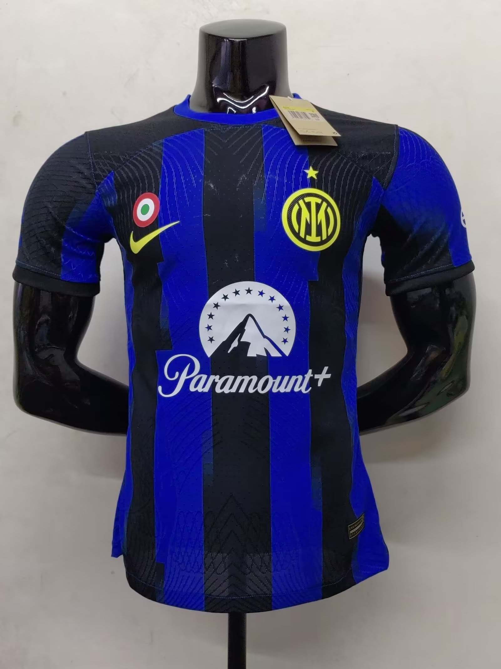 2023/2024 Player Version Inter Milan Home Football Jersey fan-grade