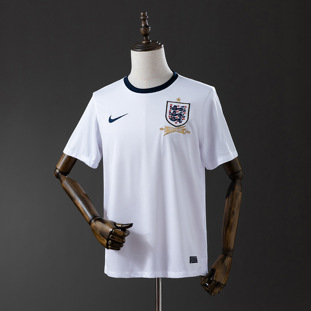 2013 Retro England Home Soccer Jersey AAA fan-grade