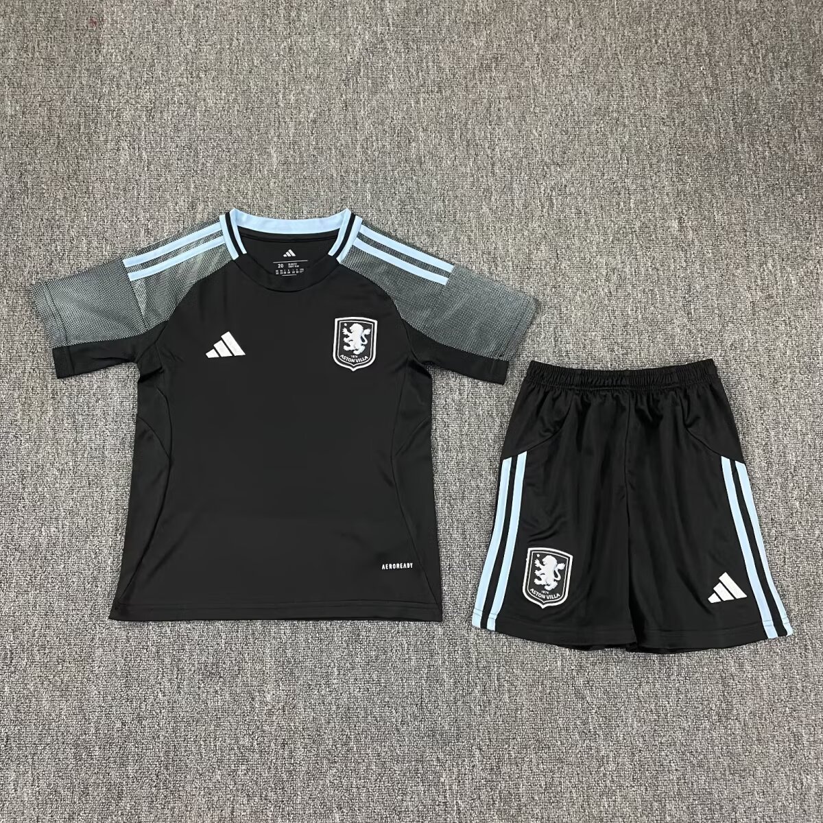 2025/2026 Aston Villa Away Football Jersey Shirt AAA fan-grade Kids Size