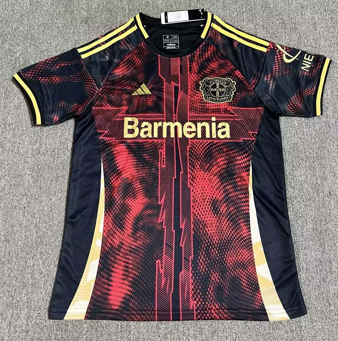 2025/2026 Leverkusen Special Edition Black and Red Football Jersey AAA fan-grade
