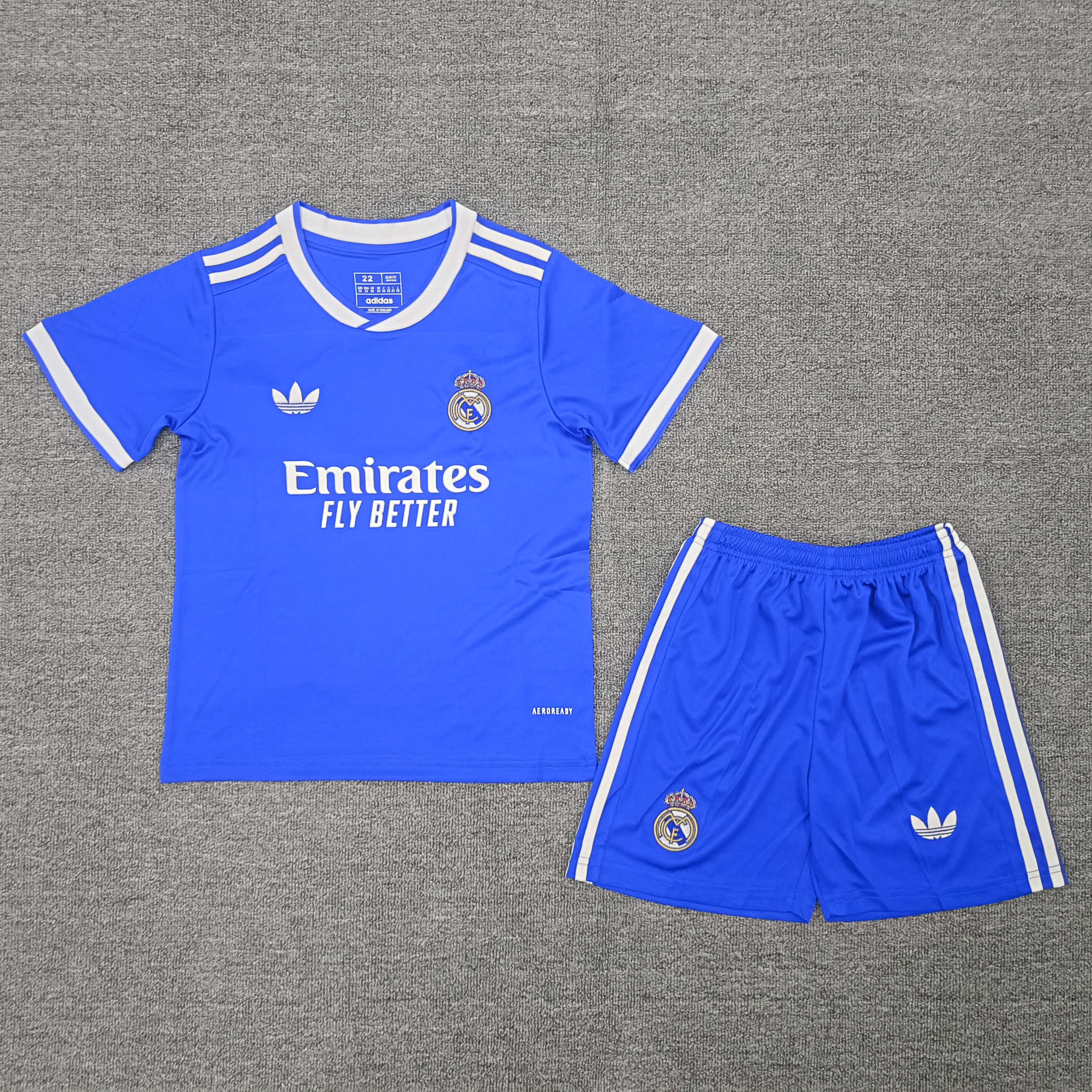 2025/2026 Real Madrid Third Away Football Jersey AAA fan-grade Kids Size