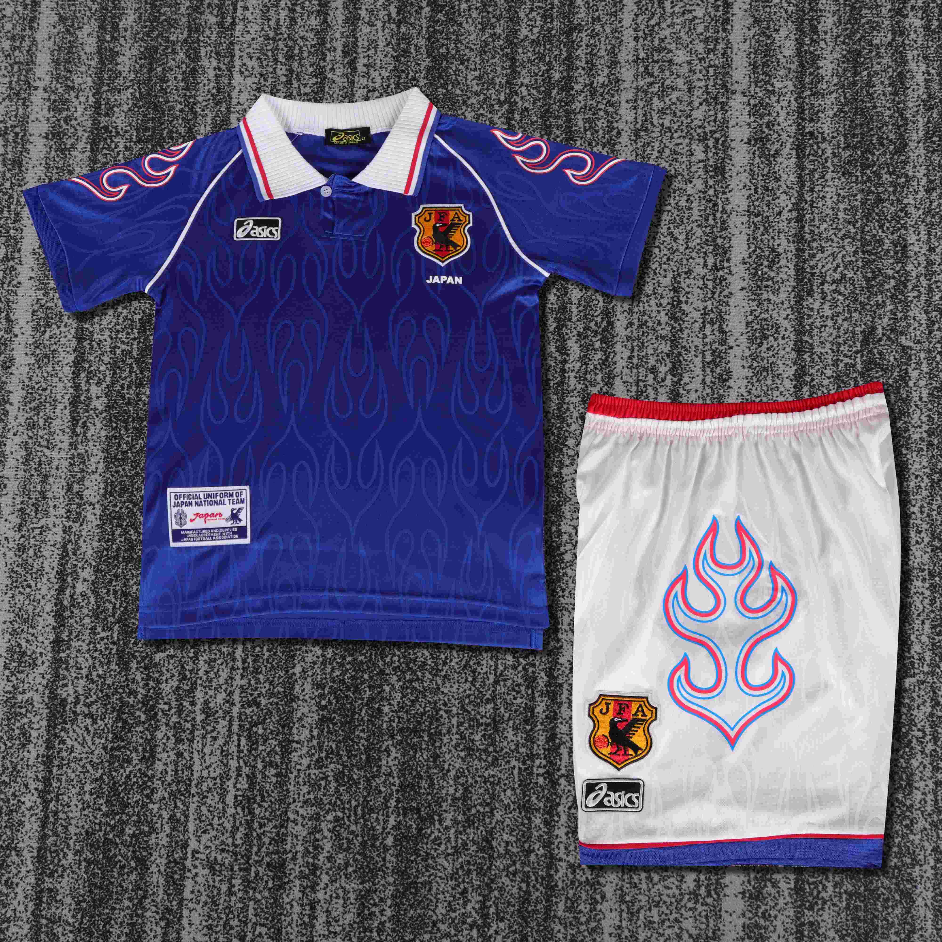 1998 Retro Japan Home Football Shirt AAA fan-grade Kids Size