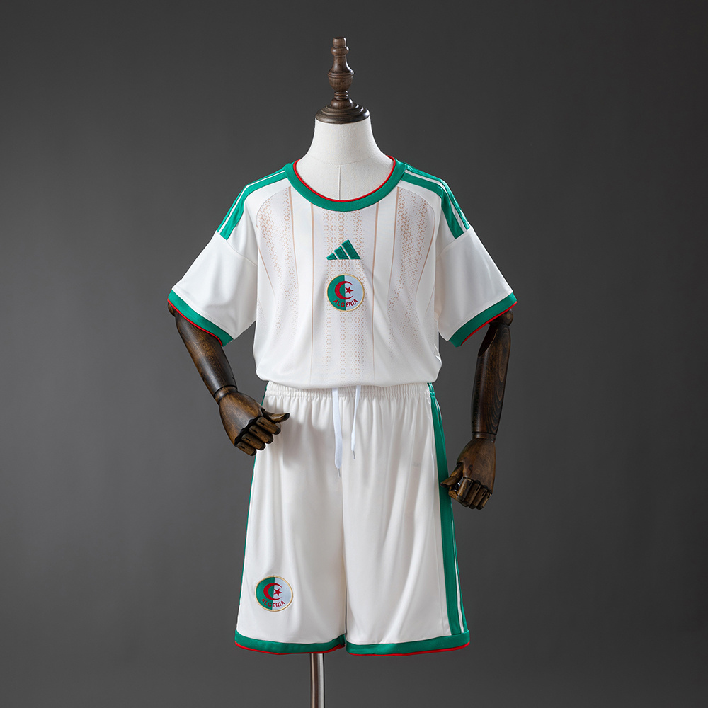 2026 Algeria National Team Home Football Shirt AAA fan-grade Kids Size