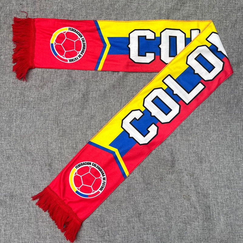 2026 World Cup Colombia Fan Soccer Scarf