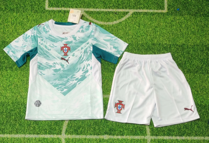 2026 Portugal Away Football Jersey AAA fan-grade Kids Size