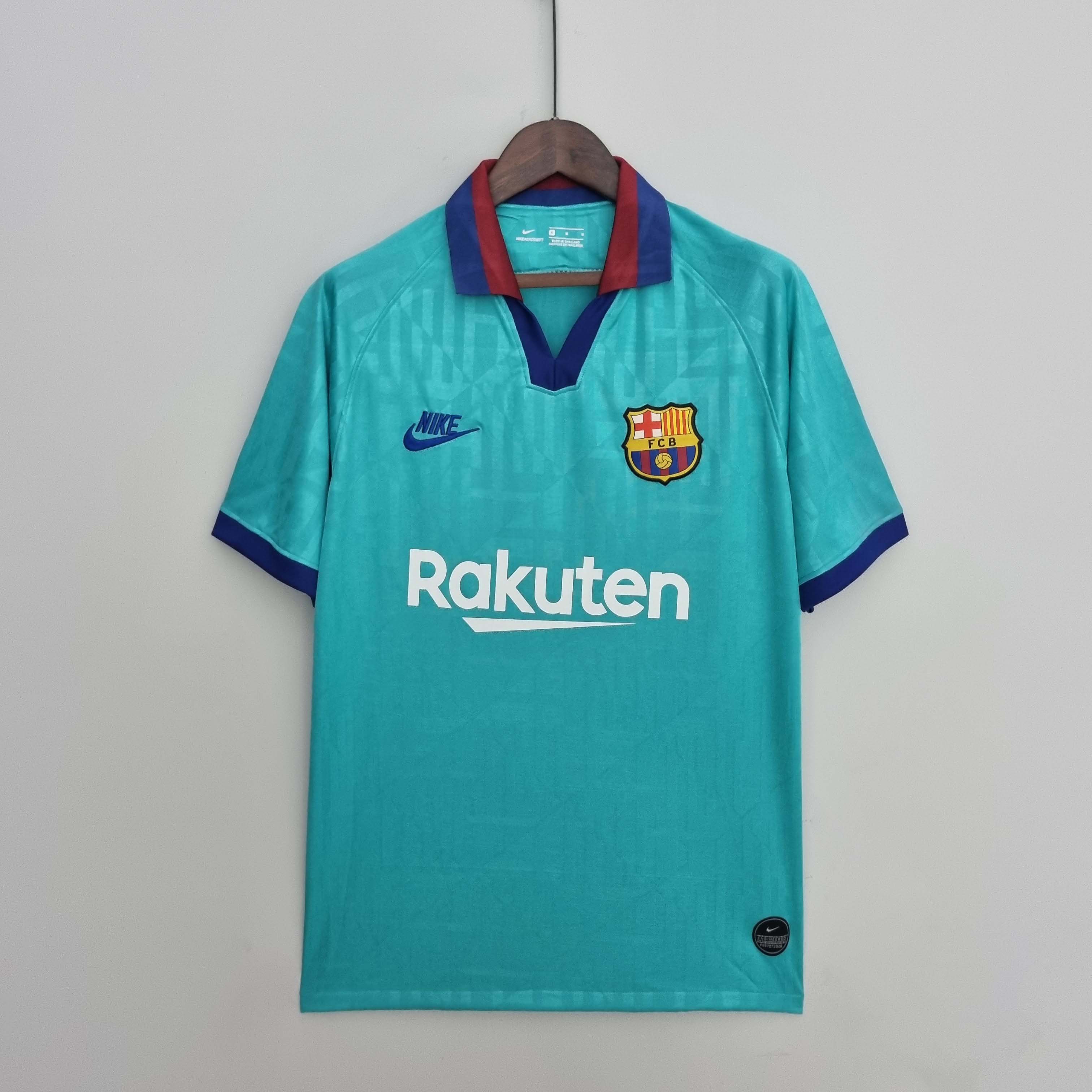 2019/2020 Retro Barcelona Drittauswärts Fußballtrikot Thai-Qualität