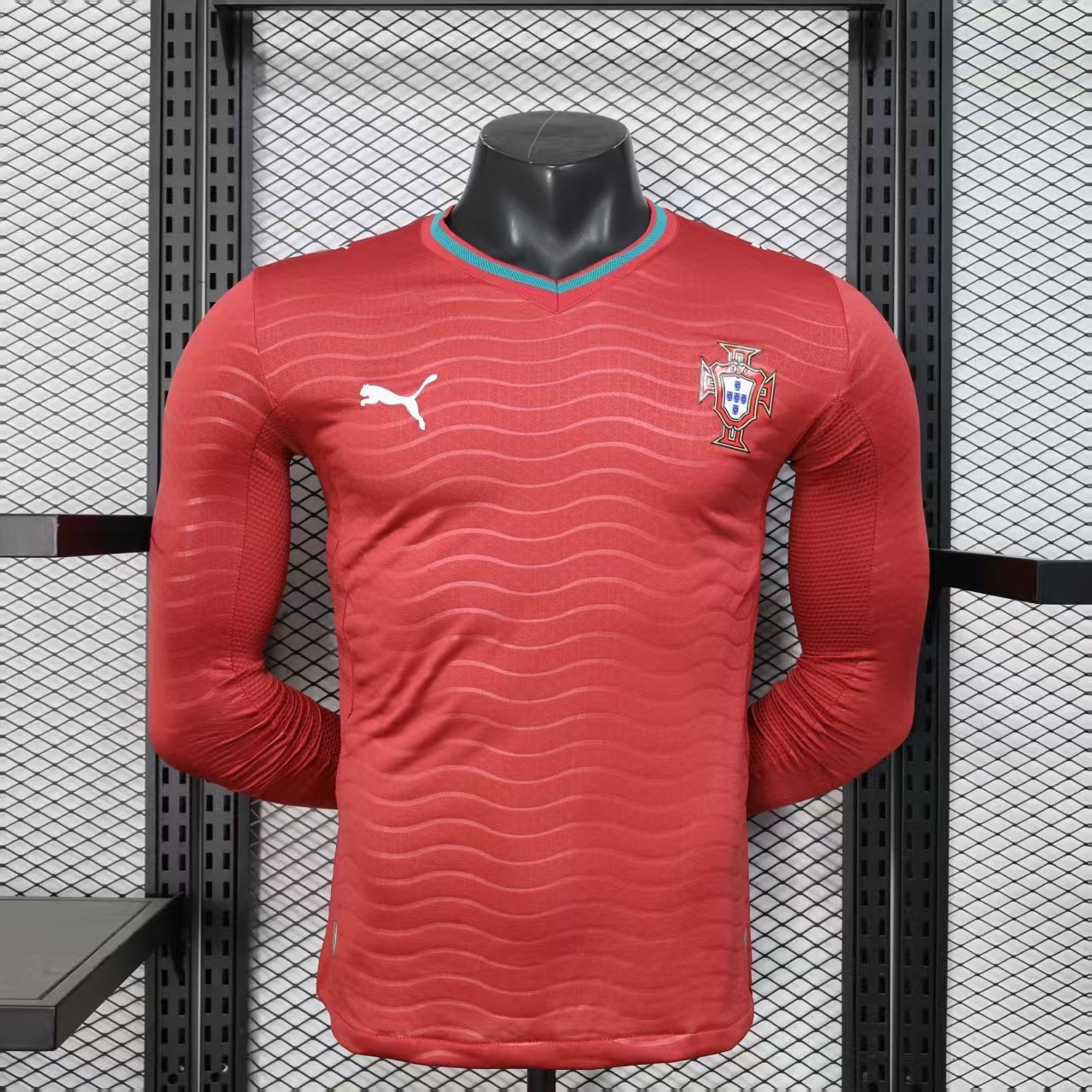 2026 Player Version Long Sleeve Portugal Home Football Shirt AAA fan-grade