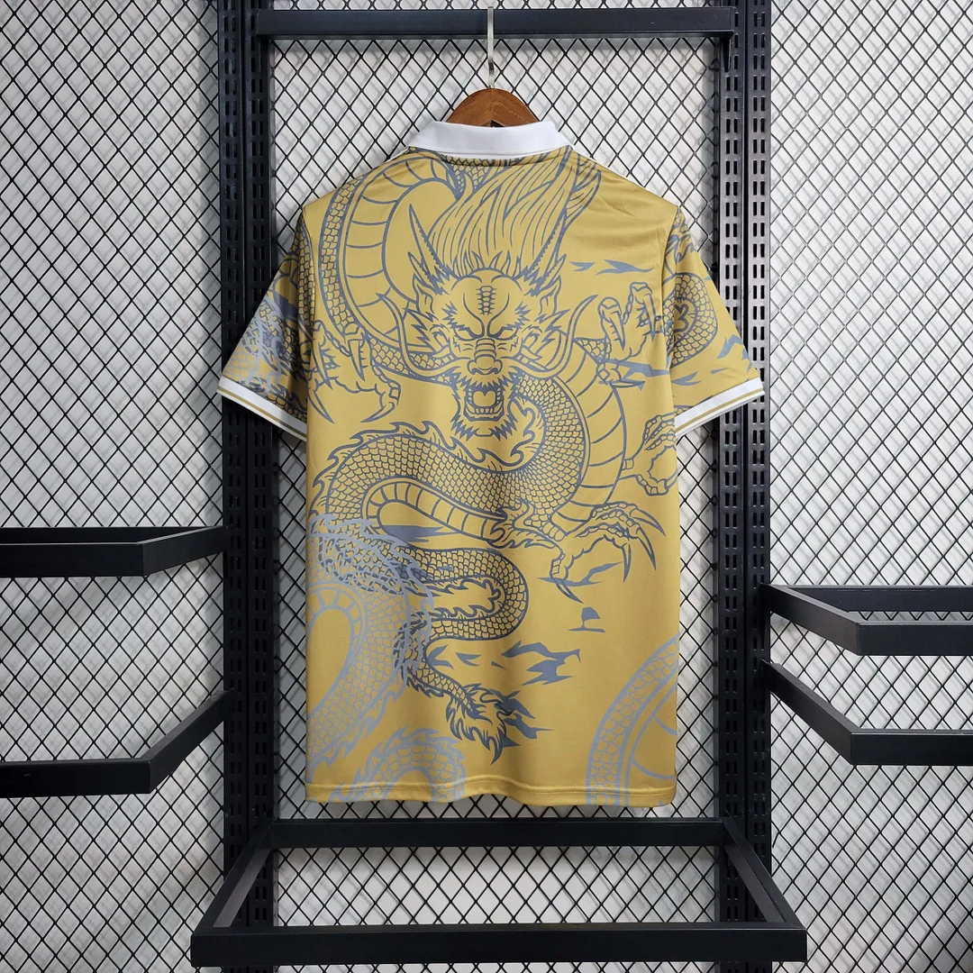 2023/2024 Real Madrid Chinesischer Golddrache Fußballtrikot — view 2